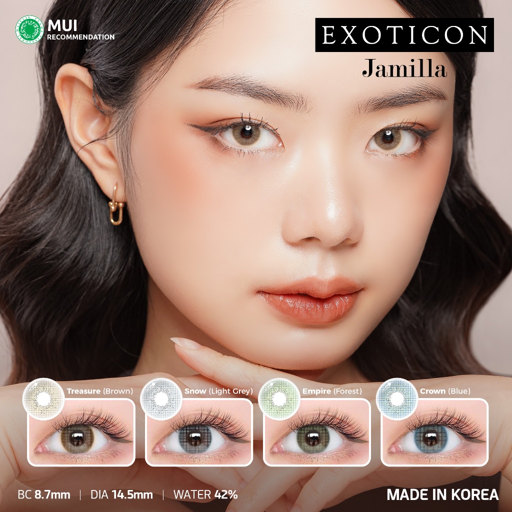 Exoticon Softlens Jamilla Varian Treasure | Snow  |  Crown |  Empire | Soflens Korea