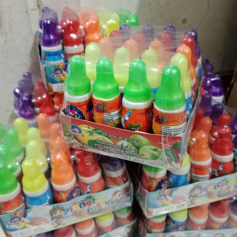 

20pcs permen empeng dot fruty