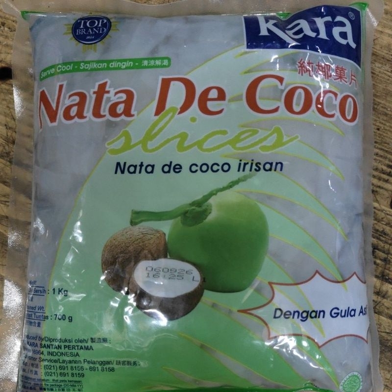 

KARA NATA DE COCO IRISAN ( 1 BUNGKUS ) BERAT 1 KG