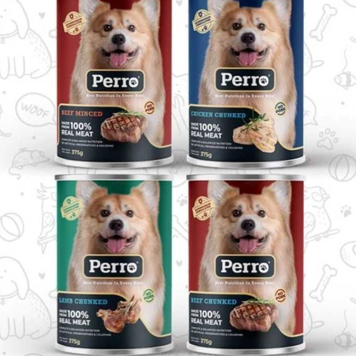 

Perro - 375g Kornet Anjing Dog Food Makanan Basah Anjing
