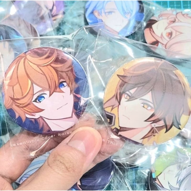 [Pt.2] Genshin Impact - Pin Up Button / Pin Press Peniti Unofficial 44mm [ TCG Avatar Profile Pictur