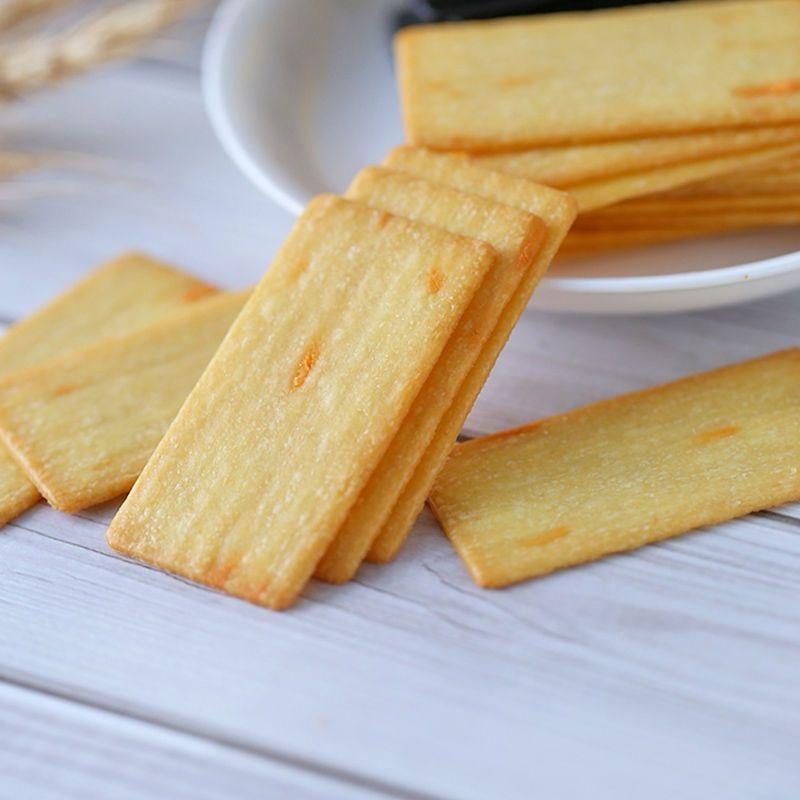 

Yuzhiwei Kreker Tipis Cheese Thin Black Grains Cheese Rhin Crackers190g