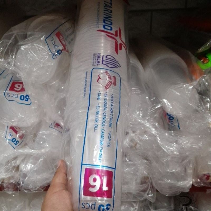 Gelas plastik starindo