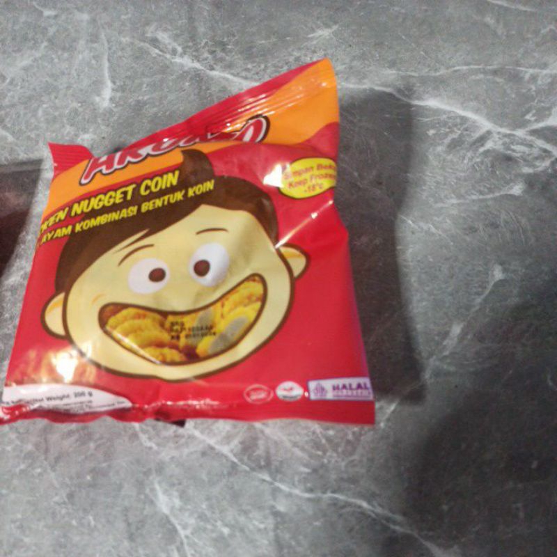 

nugget ayam berbentuk koin