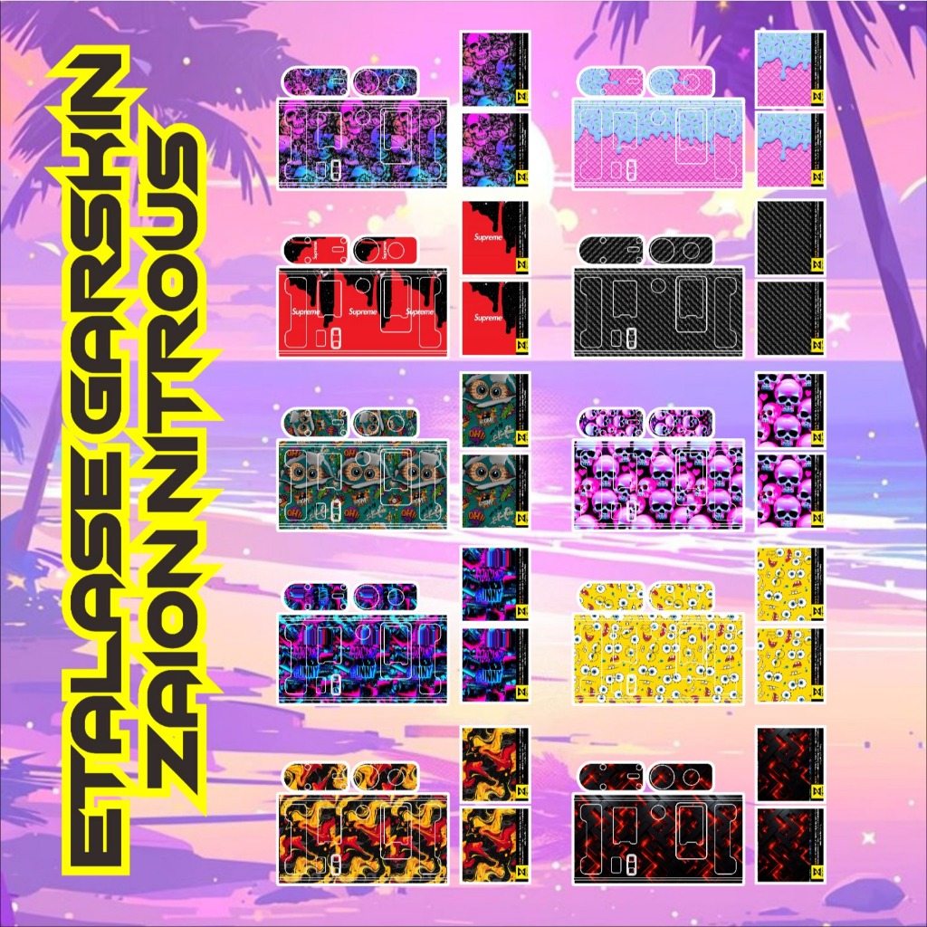 

STICKER GARSKIN ZAI0N FULL BODY ANTI LUNTUR BISA CUSTOM GAMBAR