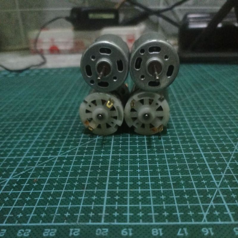 DINAMO DC MOTOR RS380 DC MOTOR HIGH SPEED 9800-15000 RPM RS380 kondisi bagus