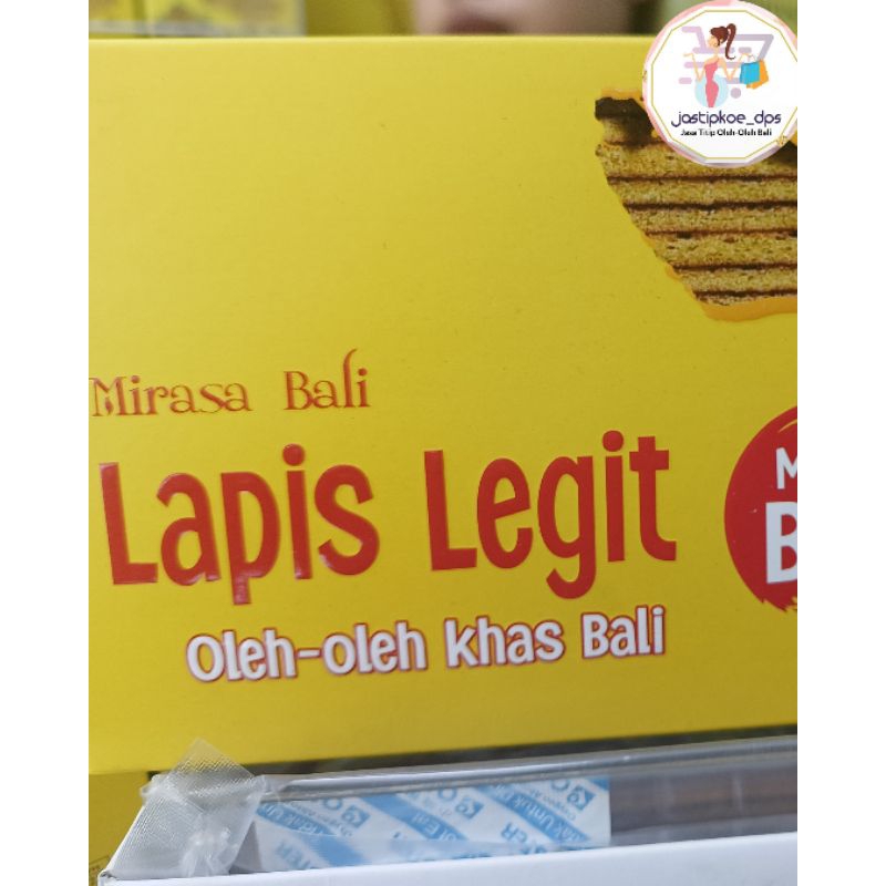 

LAPIS LEGIT ORIGINAL MIRASA BALI 600GR+ BUBBLE WRAP