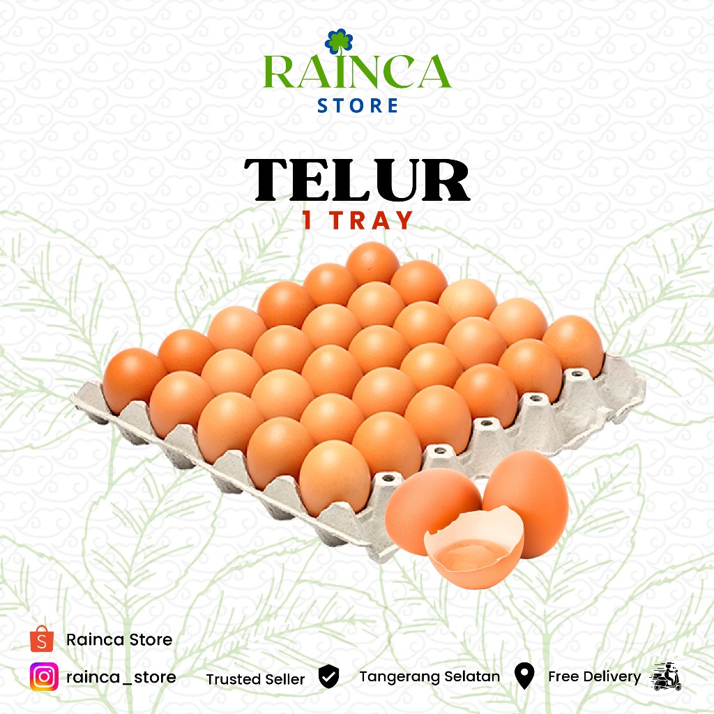 

Telur Ayam Negeri 1 tray 30 butir tangerang selatan