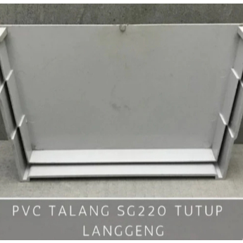 Tutup Talang Air PVC Kotak SG 200 8" 8 Inch Dop Cover