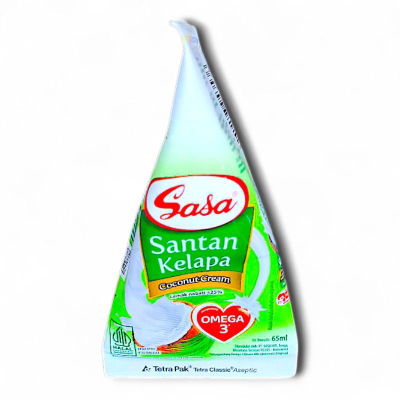 

Solusi Kilat Santan: SASA 65 ML Santan Kelapa Siap Pakai Tinggal Sobek Tuang Gurih Manis Asin Semuanya Masuk Makanan Jadi Juara