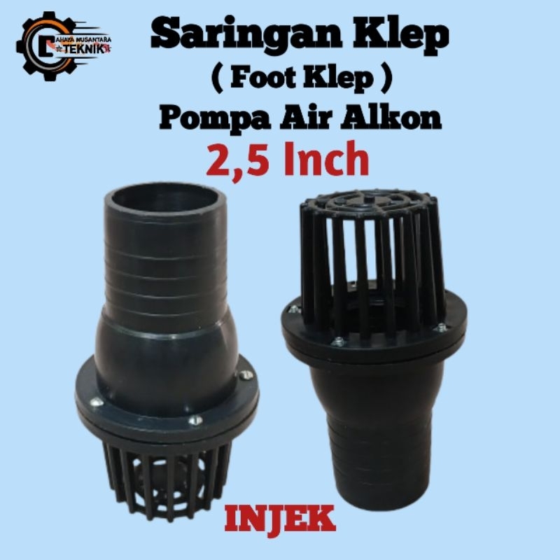 Saringan Klep 2,5 Inch Pompa Air Alkon / Tusen Klep 2,5 Inch / Foot Klep 2,5 inch Water Pump Filter