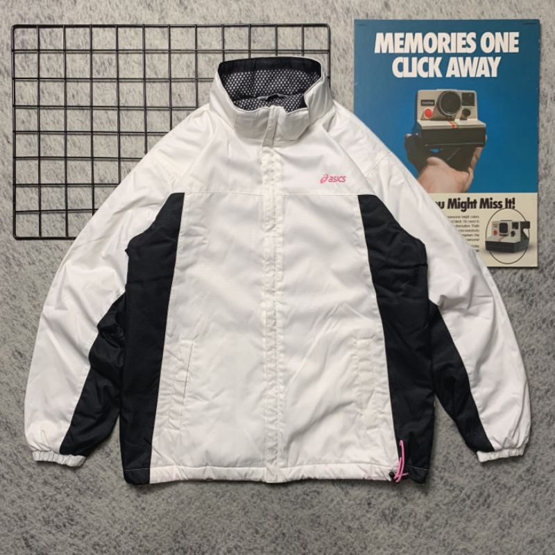 JAKET ASICS WINDBREAKER COLORBLOCK SECOND OROGINAL
