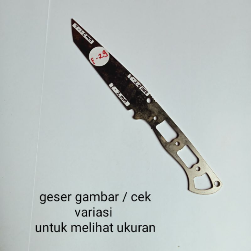 F-29 bahan baja D2/TKM germany
