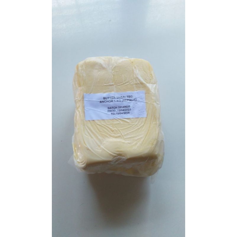 

Unsalted butter Anchor 1kg 12pcs