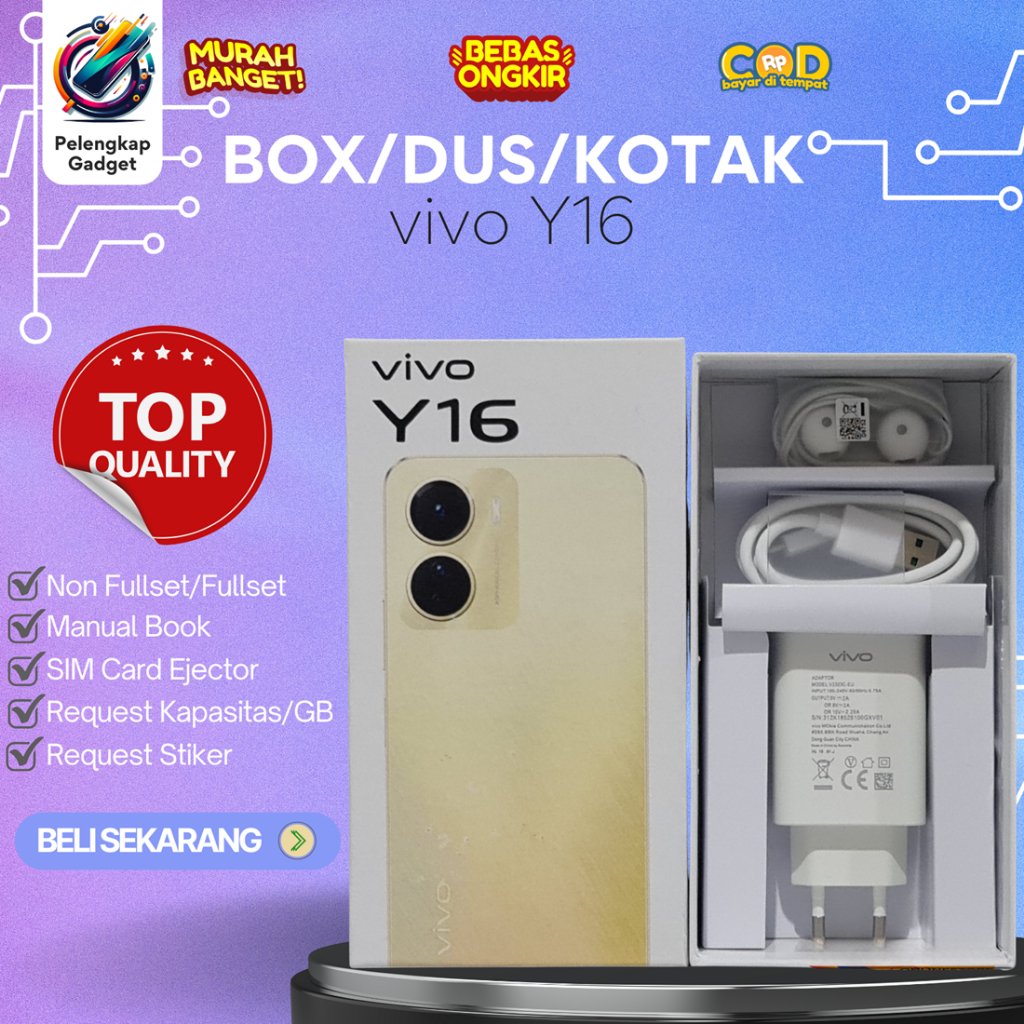 

BOX/DUS/KOTAK vivo Y16