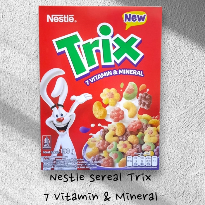 

Nestle Trix Sereal 7 Vitamin & Mineral 150 gr