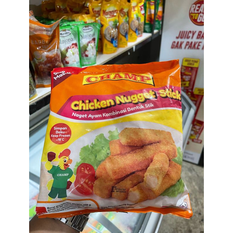 

Champ Chicken Nugget Stick 450g