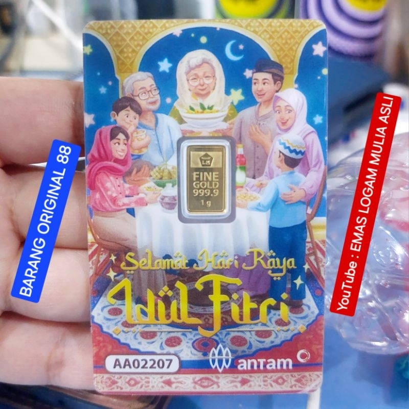 BUKA 24 JAM 100% PASTI ASLI ORIGINAL BERSERTIFIKAT LBMA KAN KADO HADIAH LEBARAN HAMPERS 1 GR UCAPAN 