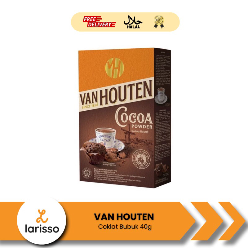 

Van Houten Cocoa Powder 40g - Kakao Bubuk Coklat Bubuk Premium