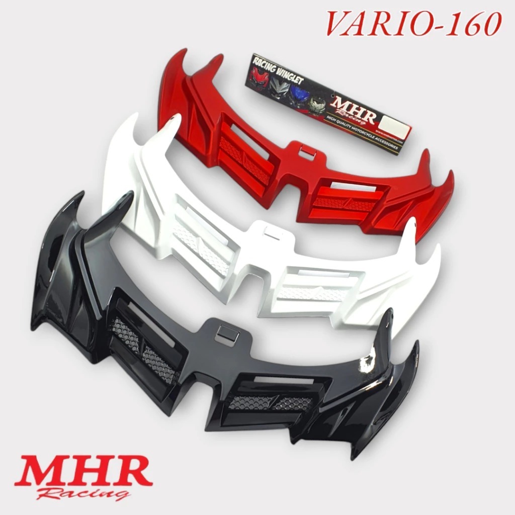kumis Winglet Depan honda vario 160 | click 160 MHR RACING Original PNP
