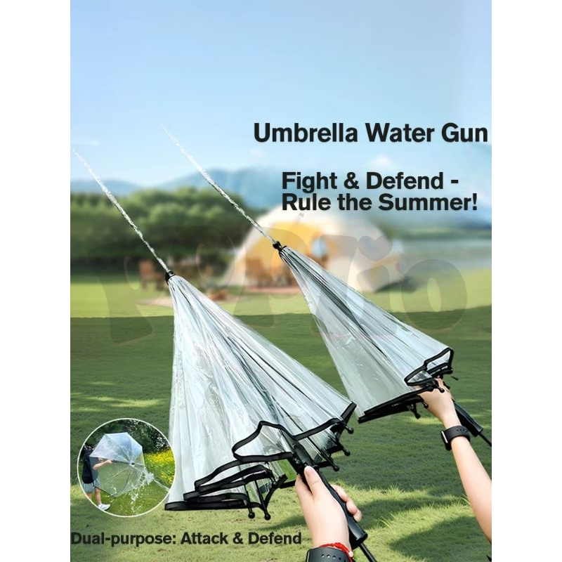 Mainan Pistol Air Payung Pantai Anak-anak Semprotan Air tekanan Tinggi Jarak Jauh