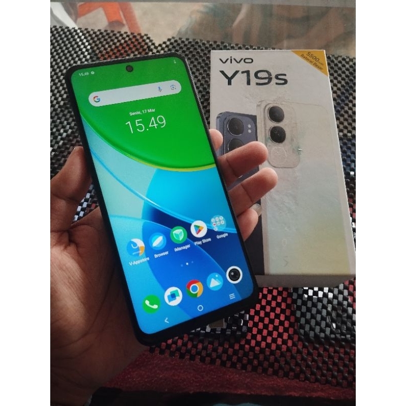 Vivo Y19s 4+4/128 second Lengkap