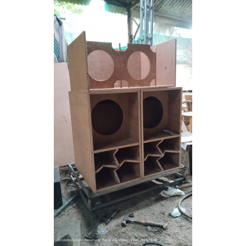 box speaker cbs 12in bahan 15mm