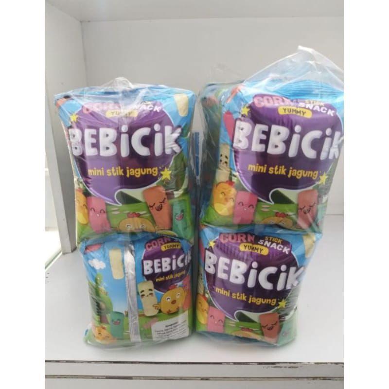 

Chiki bebecik corn stick berhadiah 1 renceng isi 10 bungkus