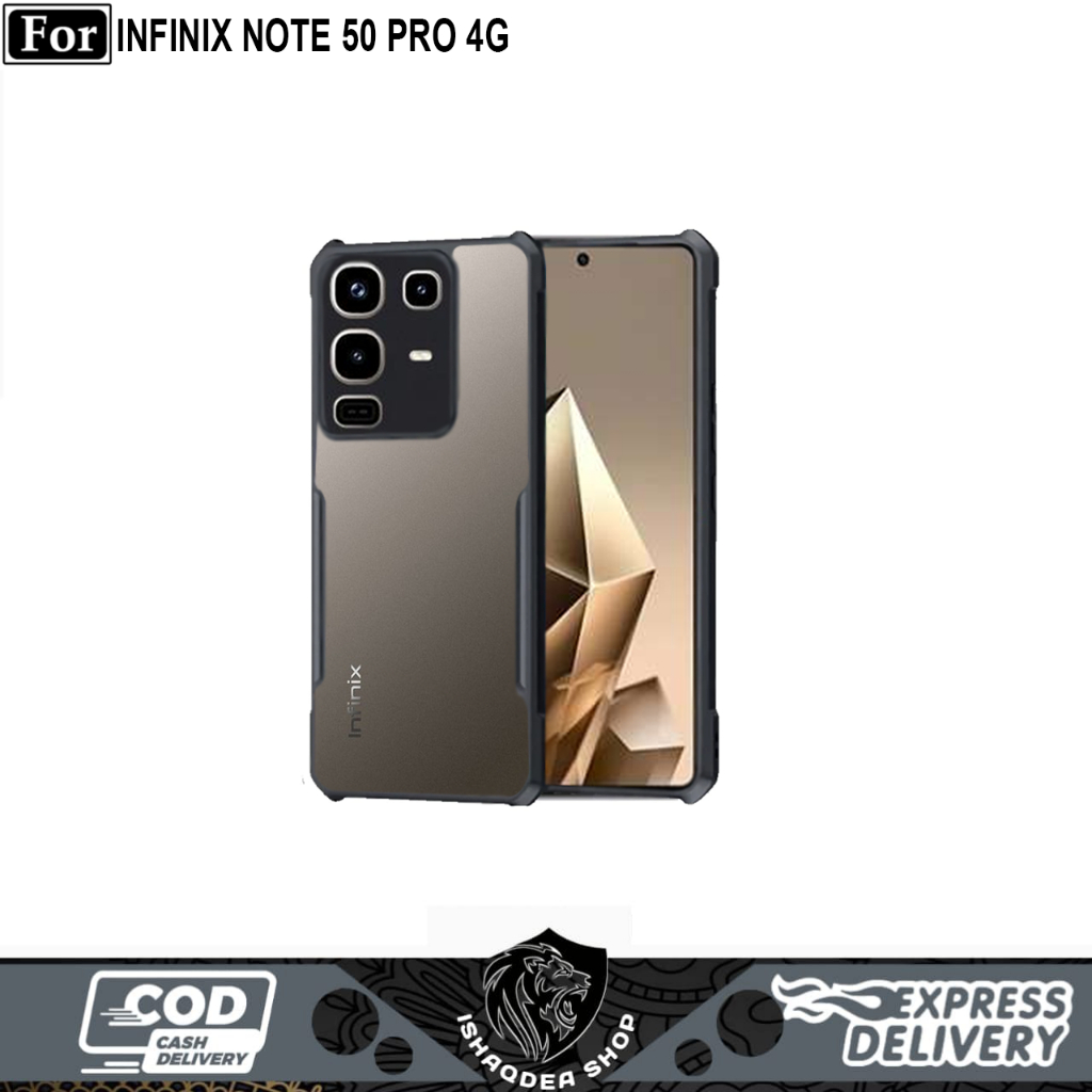 CASE SHOCKPROOF INFINIX NOTE 50 PRO HARDCASE TRANSPARAN ARMOR