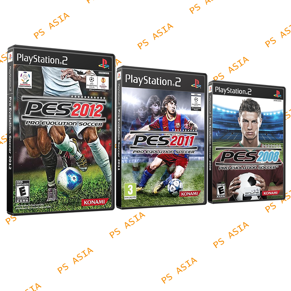 Kaset PS2 PES 2012 - PES 2011 - PES 2010 Pro Evolution Soccer PlayStation 2 - Game Bola Classic