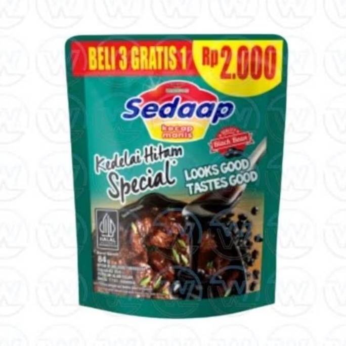 

KECAP MANIS SEDAP 77ml 84gr REFILL SACHET KECIL POUCH UNILEVER 18ml ECER RENCENG MAKANAN KEBUTUHAN MEMASAK BUMBU MASAK SAUS KETCHUP SEDAP SASET HALAL 3000 60 18 ml