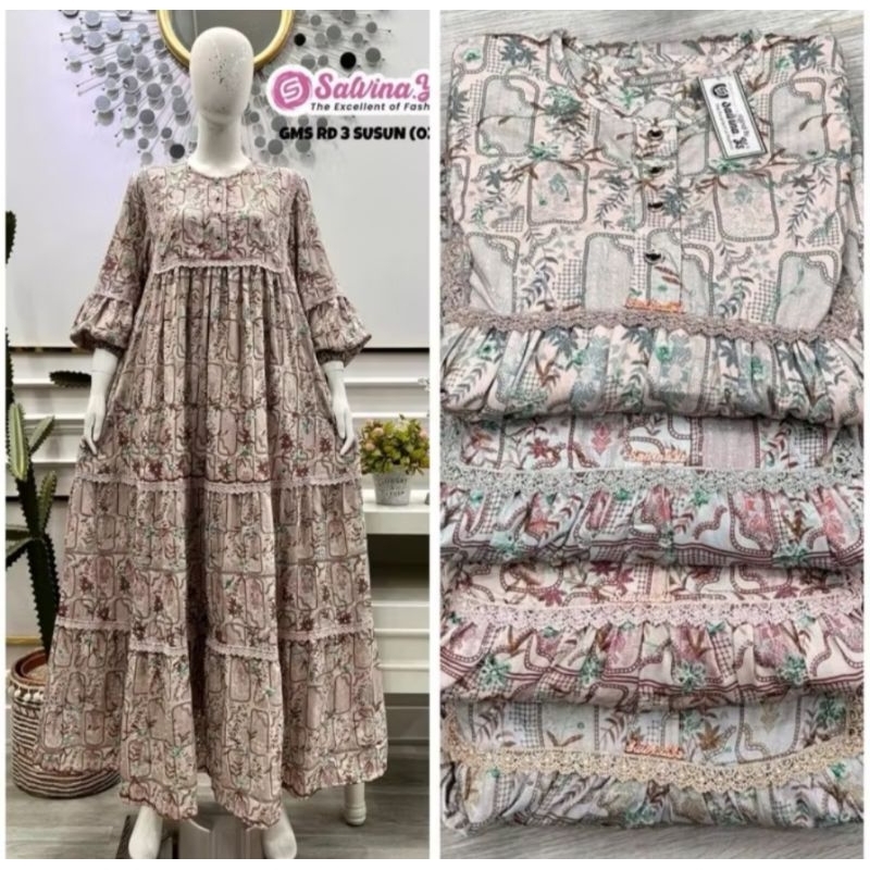 gamis krespo renda by.salvina.ys