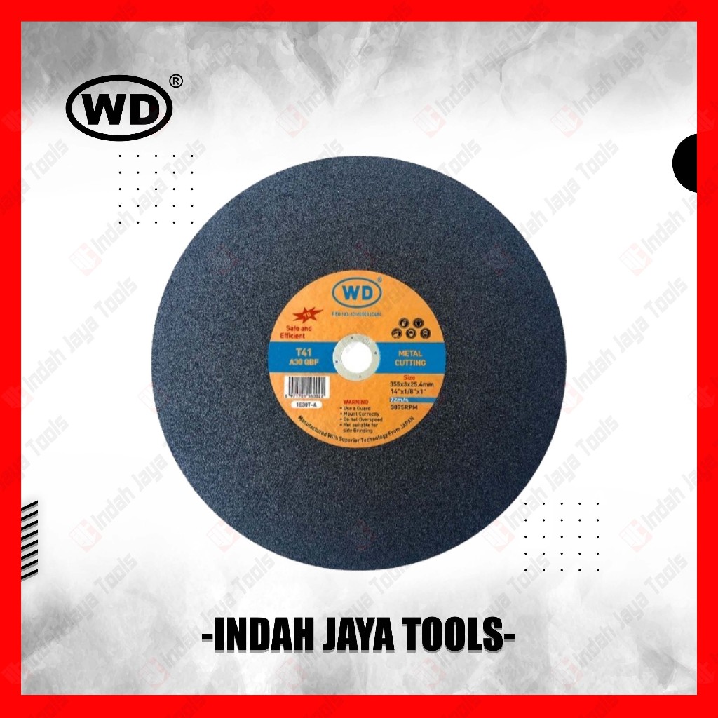 WD Cutting Wheel 14 Inch - Mata Batu Potong Besi Cut Off
