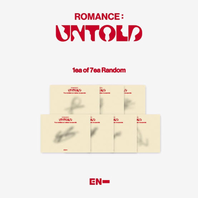READY STOCK OFFICIAL ENHYPEN ROMANCE UNTOLD SIGNED EXCLUSIVE