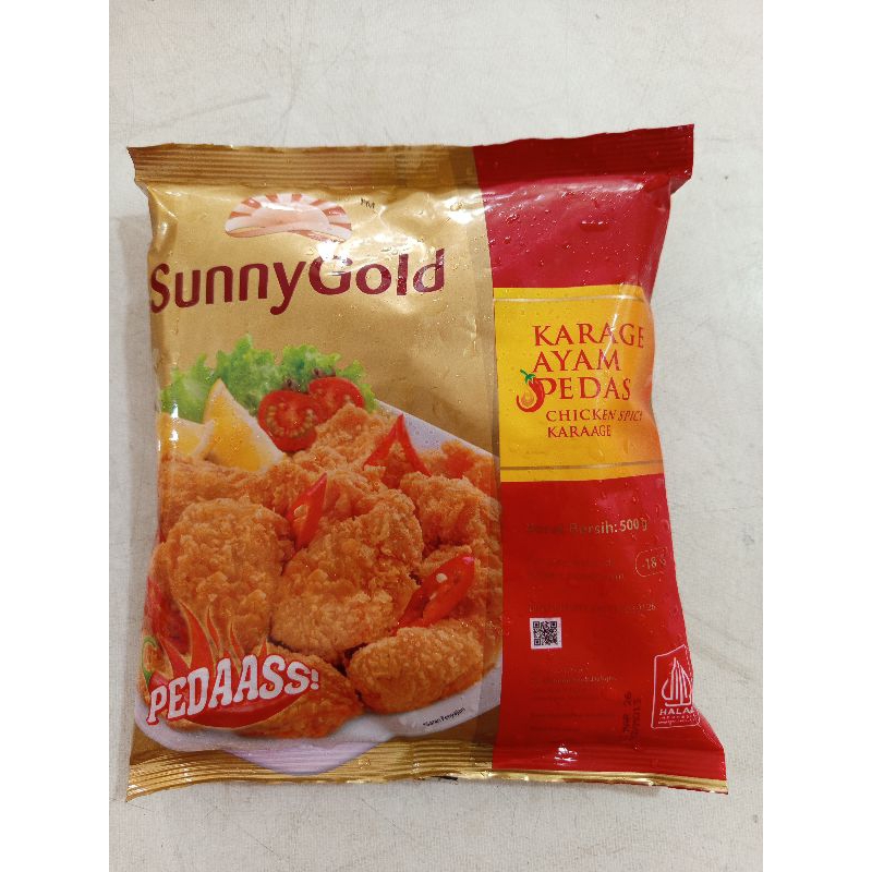 

SUNNY GOLD Karage Ayam Pedas 500g