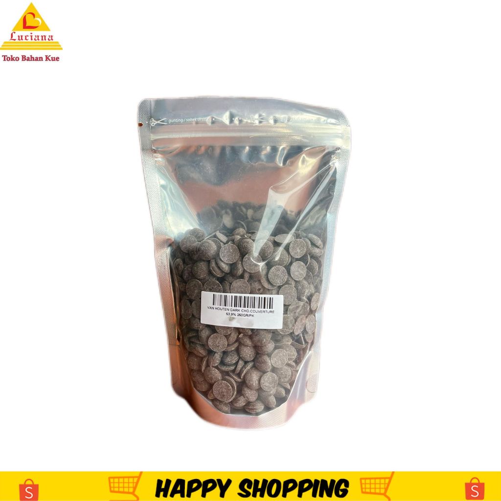 

Van Houten Dark Cho. Chouveture 53.9% Repack 250g
