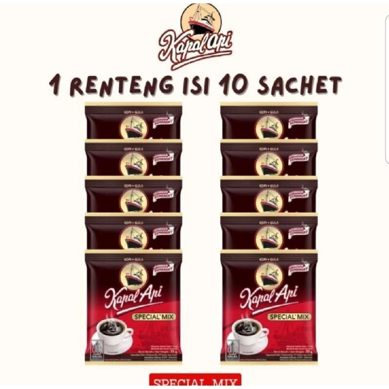 

Kopi Kapal Api Mix 1 renceng