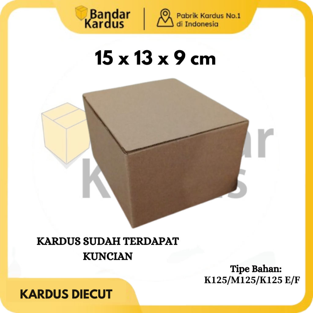 

Kardus Die Cut Multifungsi | Box Packing Olshop | Ukuran 15x13x9 | Karton Kardus Packing