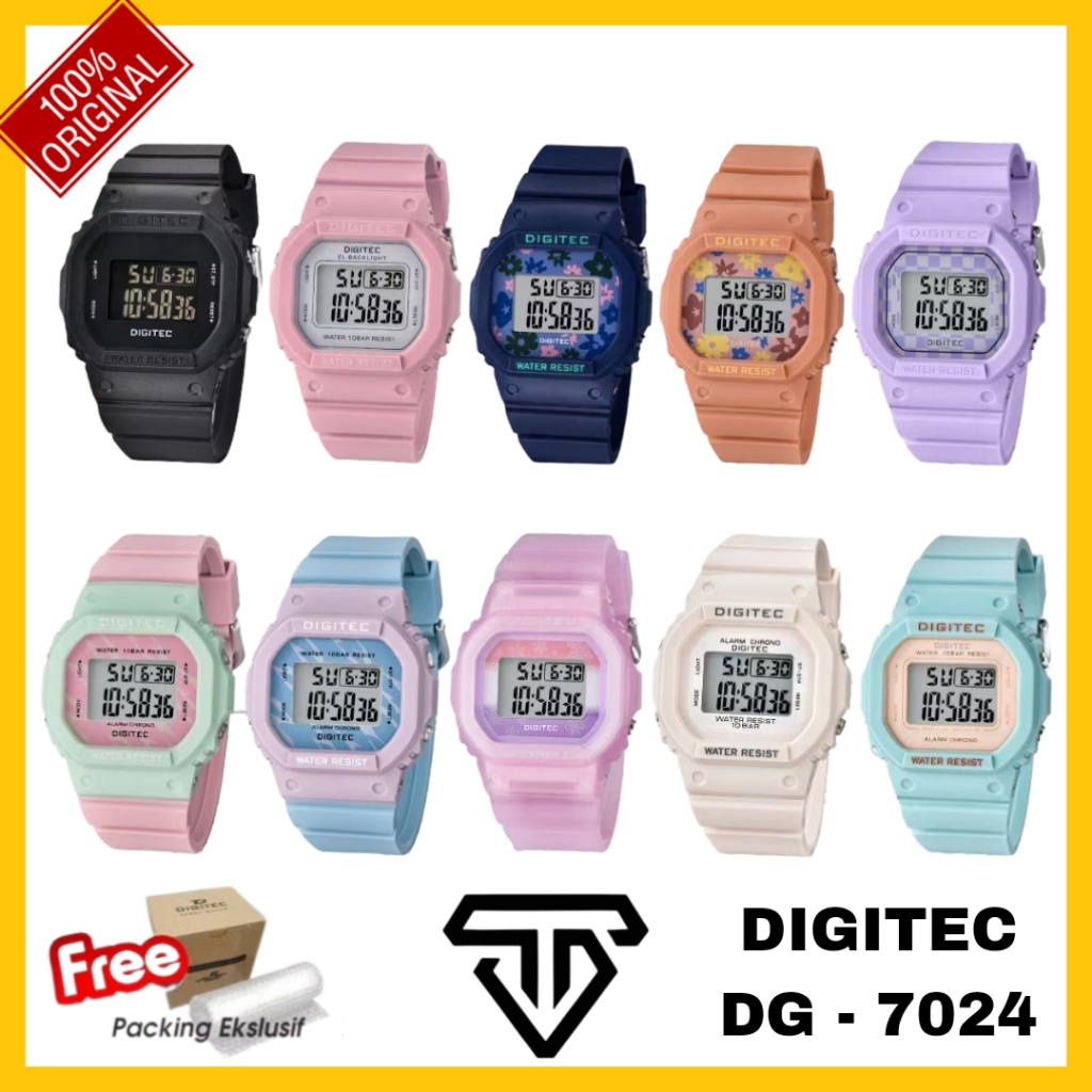 DIGITEC DG7024 / DG 7024 / DG-7024 / DG 4088 / DG-4088 / DG4088 Watch Jam Tangan ORIGINAL