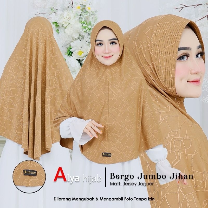 Bergo Instan Jumbo / Jilbab Jumbo / Hijab Bergo Jumbo / Jilbab Instan Jumbo / Bergo Motif