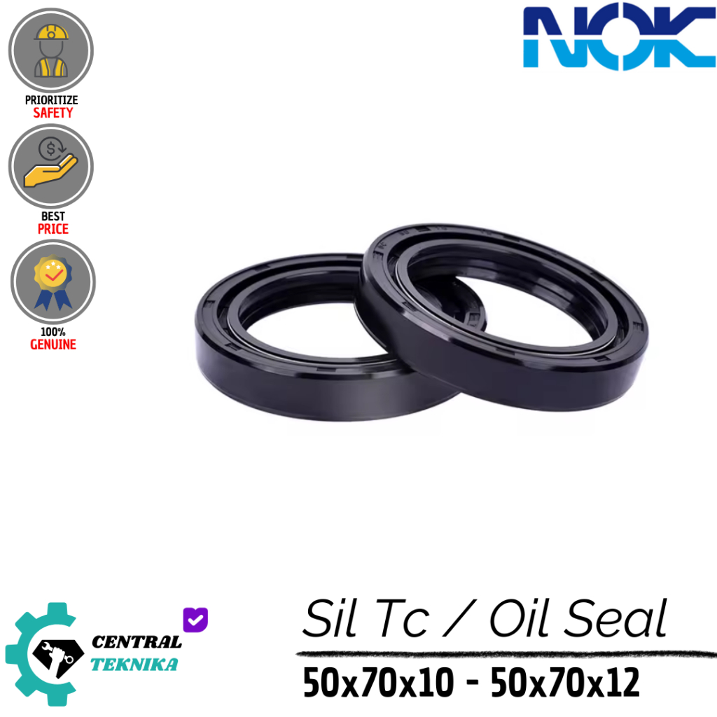 Sil TC/Oil Seal 50x70x10/12 NOK