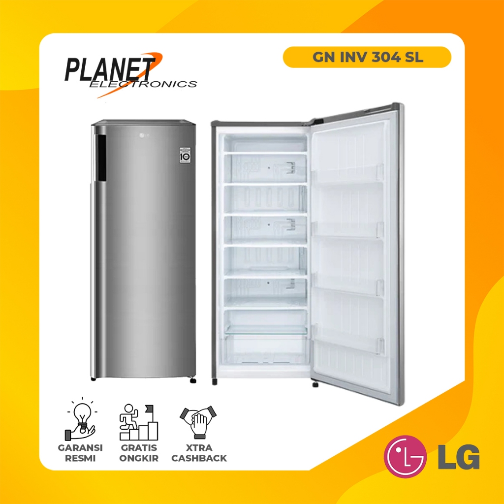 FREEZER LG GN 304SL KULKAS FREEZER LG GN 304 SL