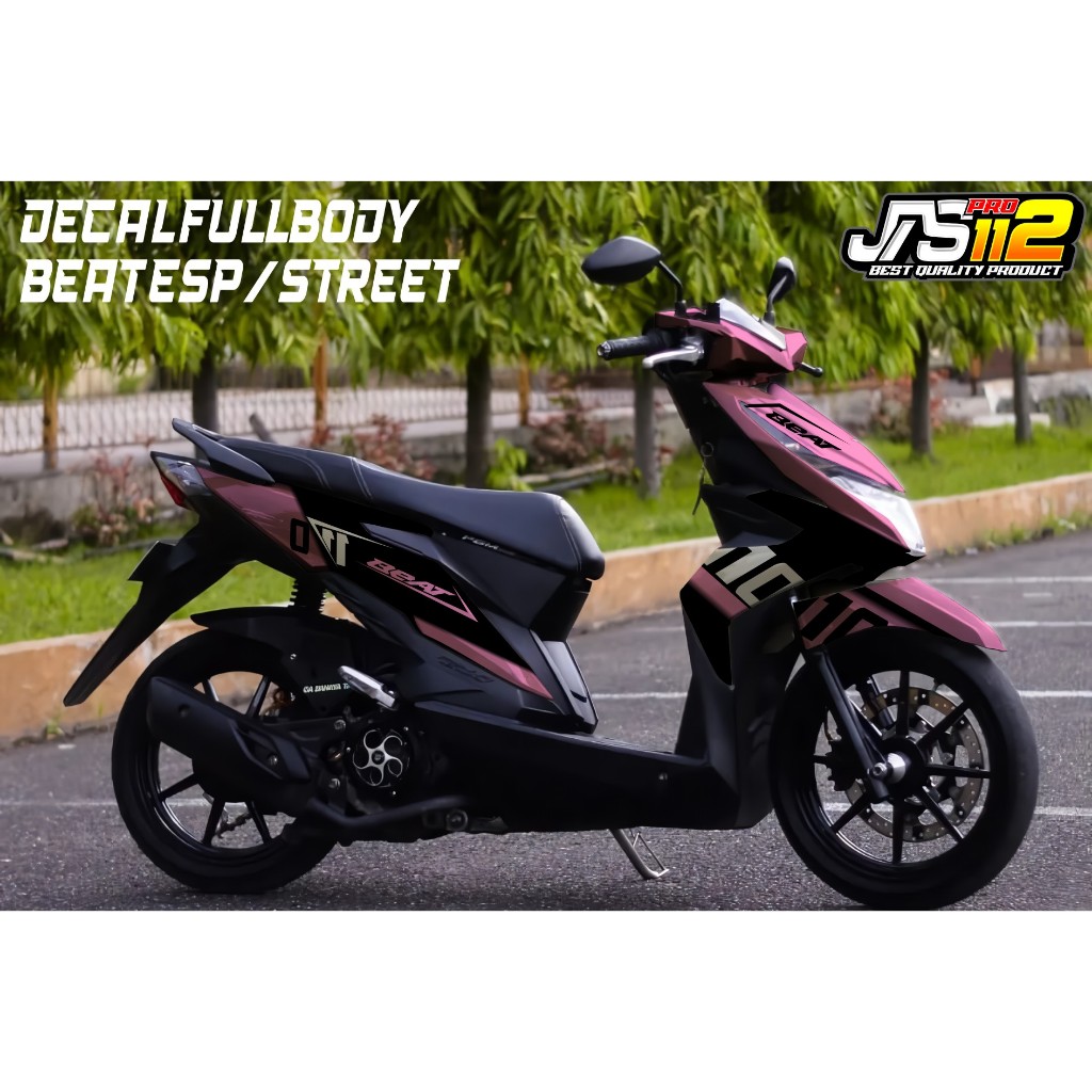 Decal Stiker Full Body Honda Beat Esp Street 2017 2018 2019 Variasi Sticker Stiker Honda Beat