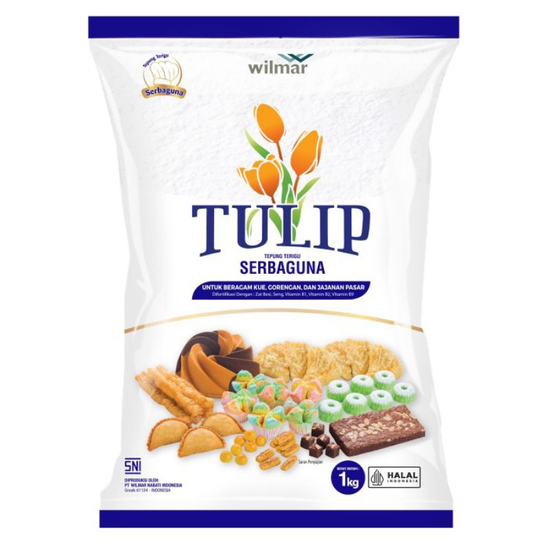 

Tulip Tepung Terigu Serbaguna 1kg - Pcs