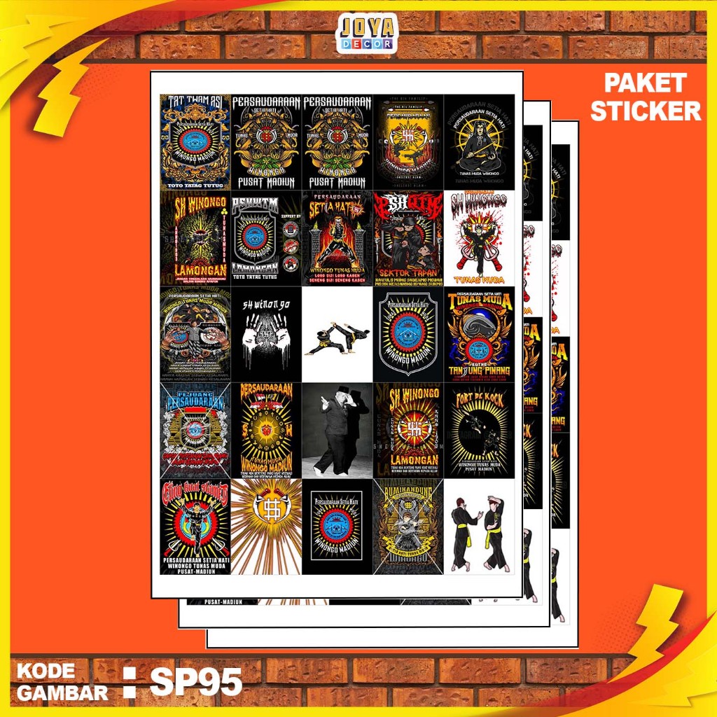 

GAMBAR STICKER PSHW / STIKER PSHW / PAKET STIKER PSHW PER 25 PCS / KODESP95