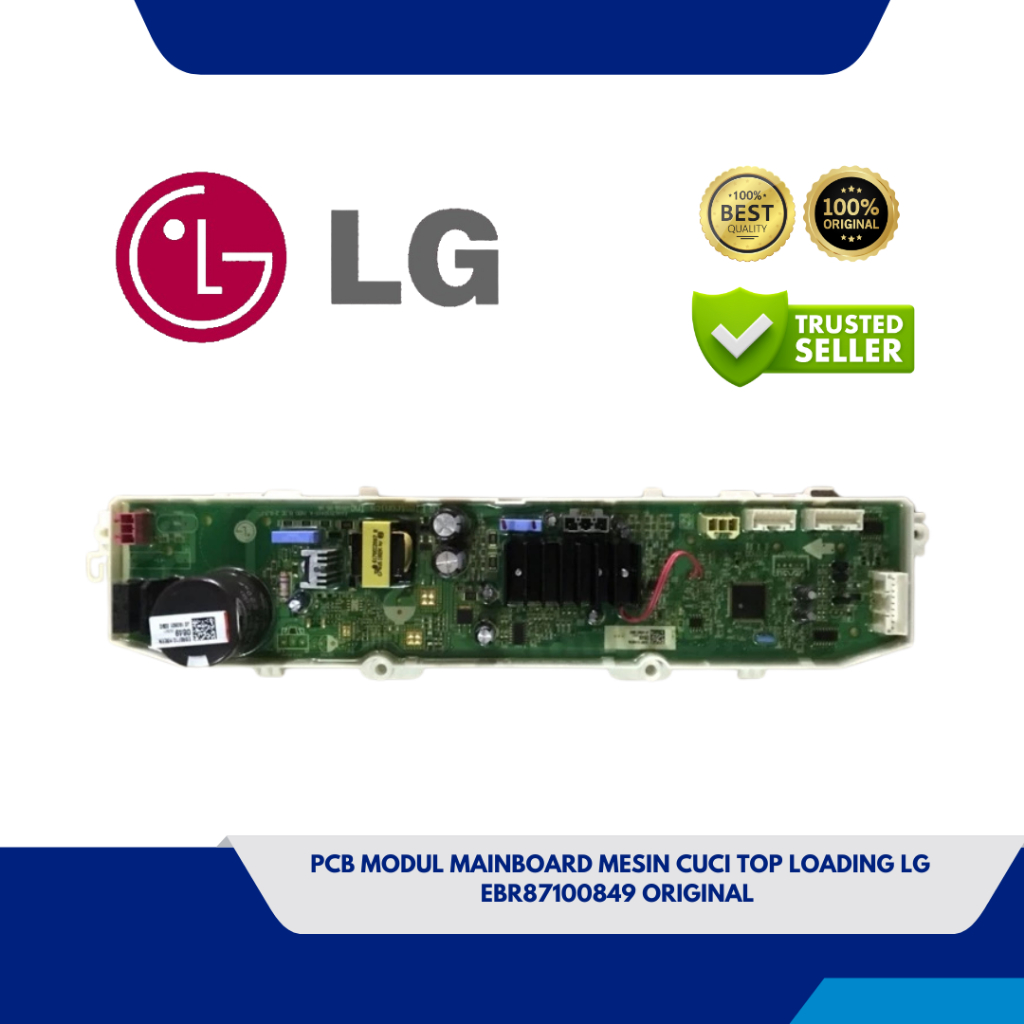 PCB MODUL MAINBOARD MESIN CUCI TOP LOADING LG EBR87100849 ORIGINAL T2170VSPM1 T2108VSPM