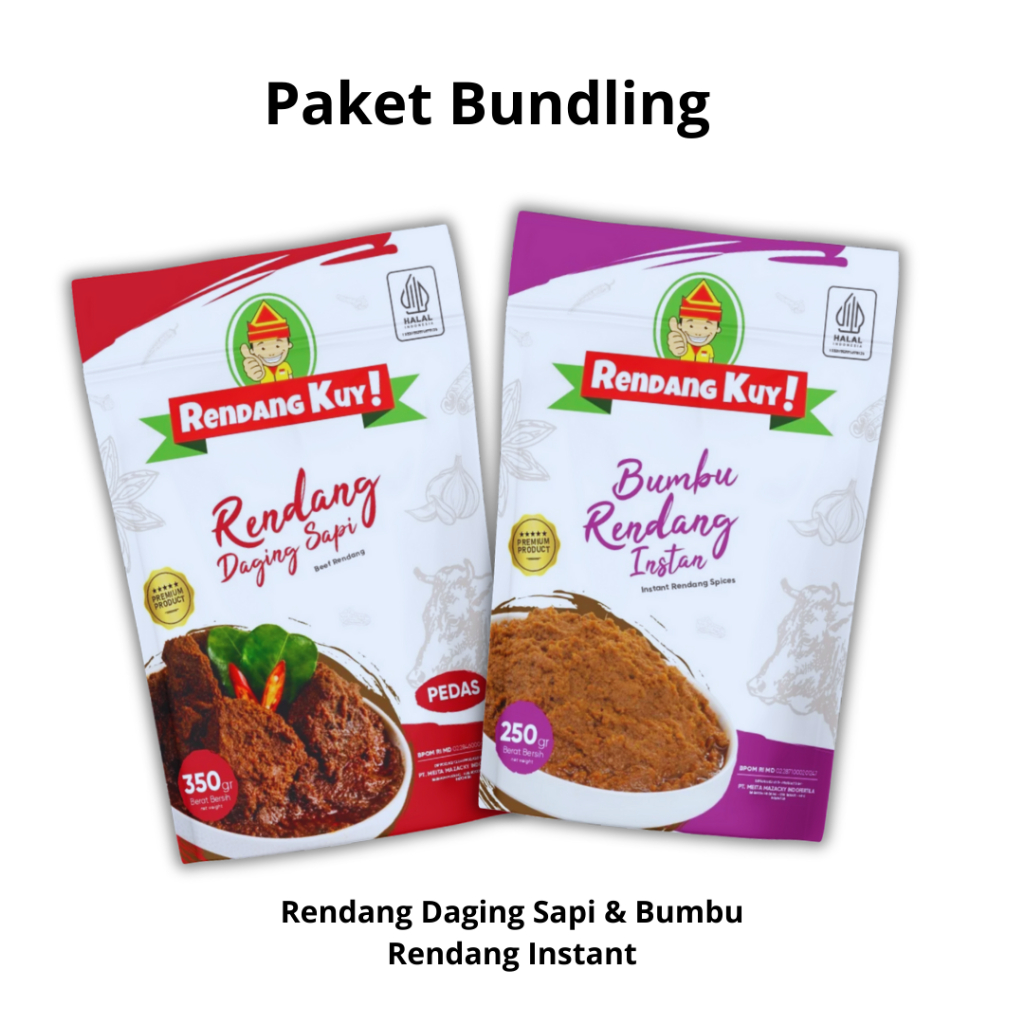 

Rendang Kuy! - Bundling Rendang Daging Sapi & Bumbu Rendang Instant