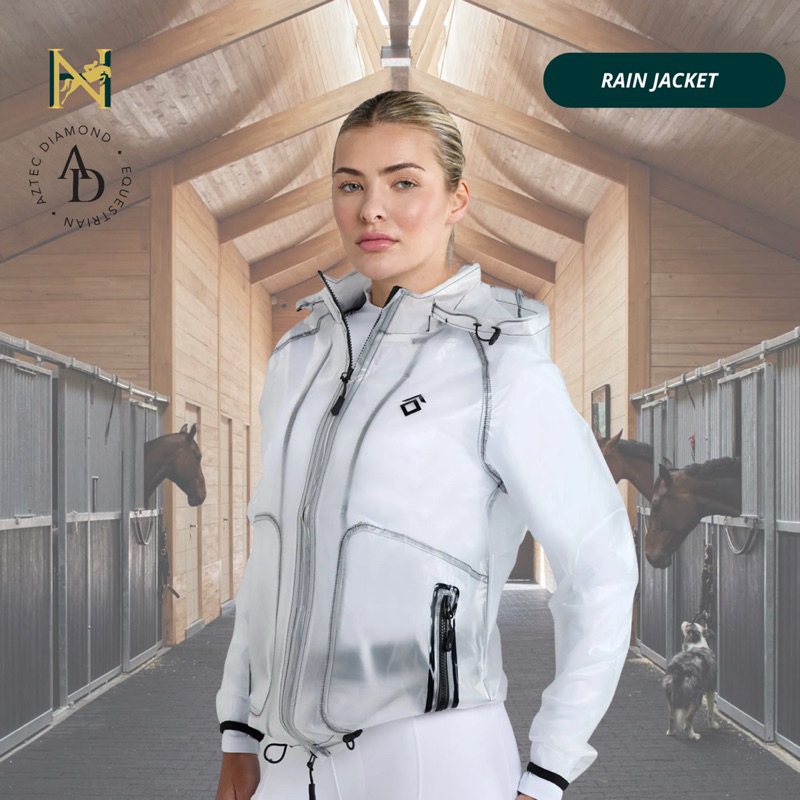 Noble Hoof |  Sedia AZTEC DIAMOND RAIN JACKET JAS HUJAN BERKUDA EQUESTRIAN - XS - Sedia jas hujan be