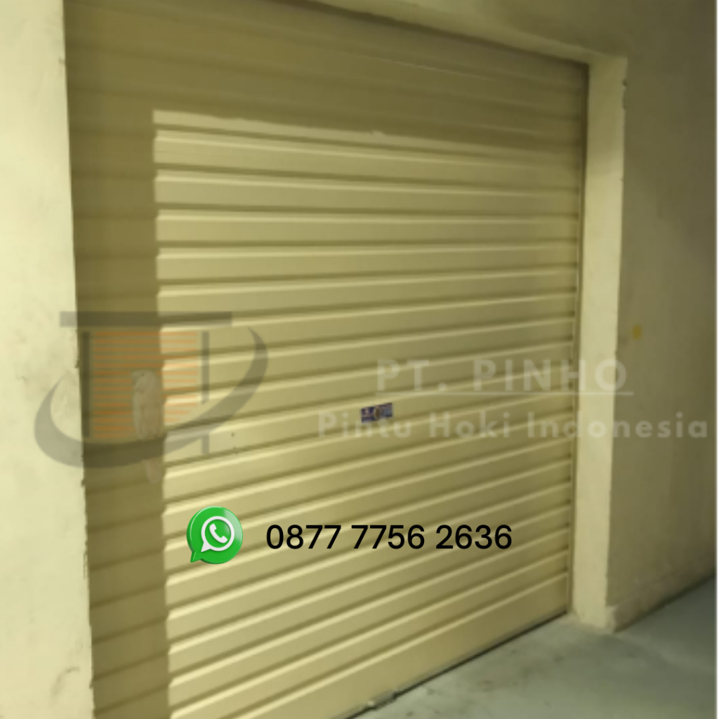 Rolling door one sheet solid/rapat