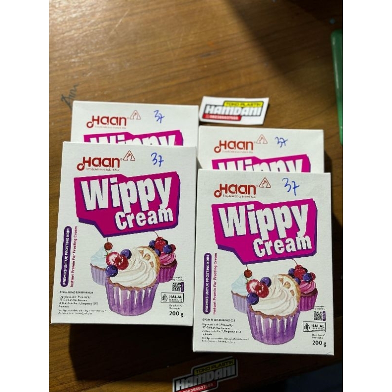 

Haan Wippy Cream tepung pembuat cream 200g